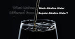 what makes black alkaline water different from regular alkaline water