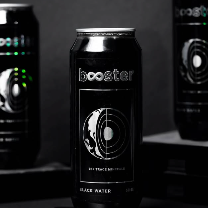 Booster Black Alkaline Drink | Mineral-Infused | 500ml