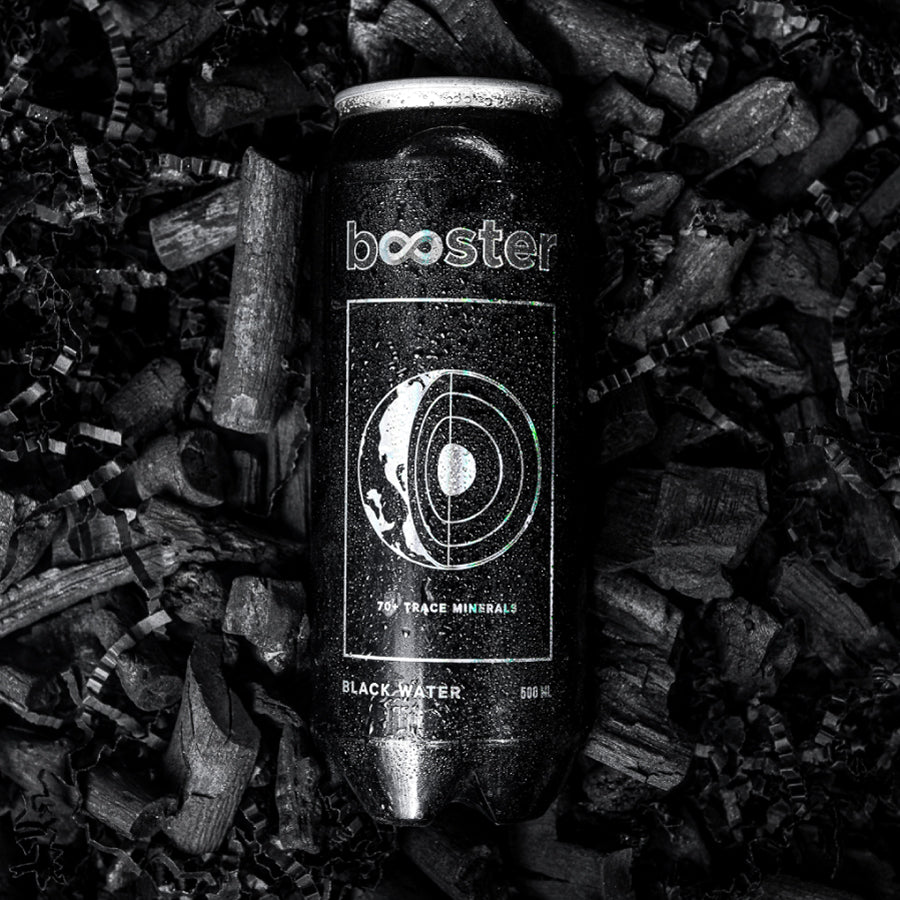 Booster Black Alkaline Water| Mineral-Infused | 500ml
