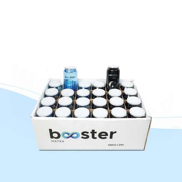 Alkaline Drink and Black Drink Assorted Boxes - Booster Water
