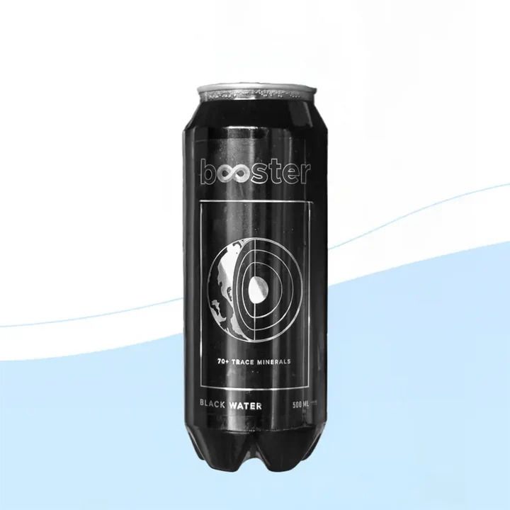 Booster Black Alkaline Water| Mineral-Infused | 500ml
