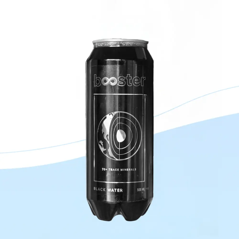 Booster Black Alkaline Water| Mineral-Infused | 500ml