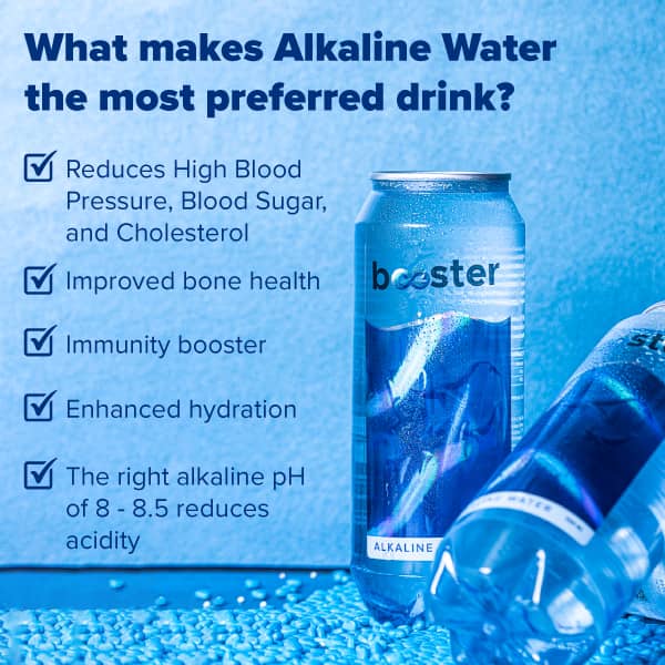Best alkaline water price- Booster water